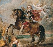 Equestrian Portrait of the George Villiers,